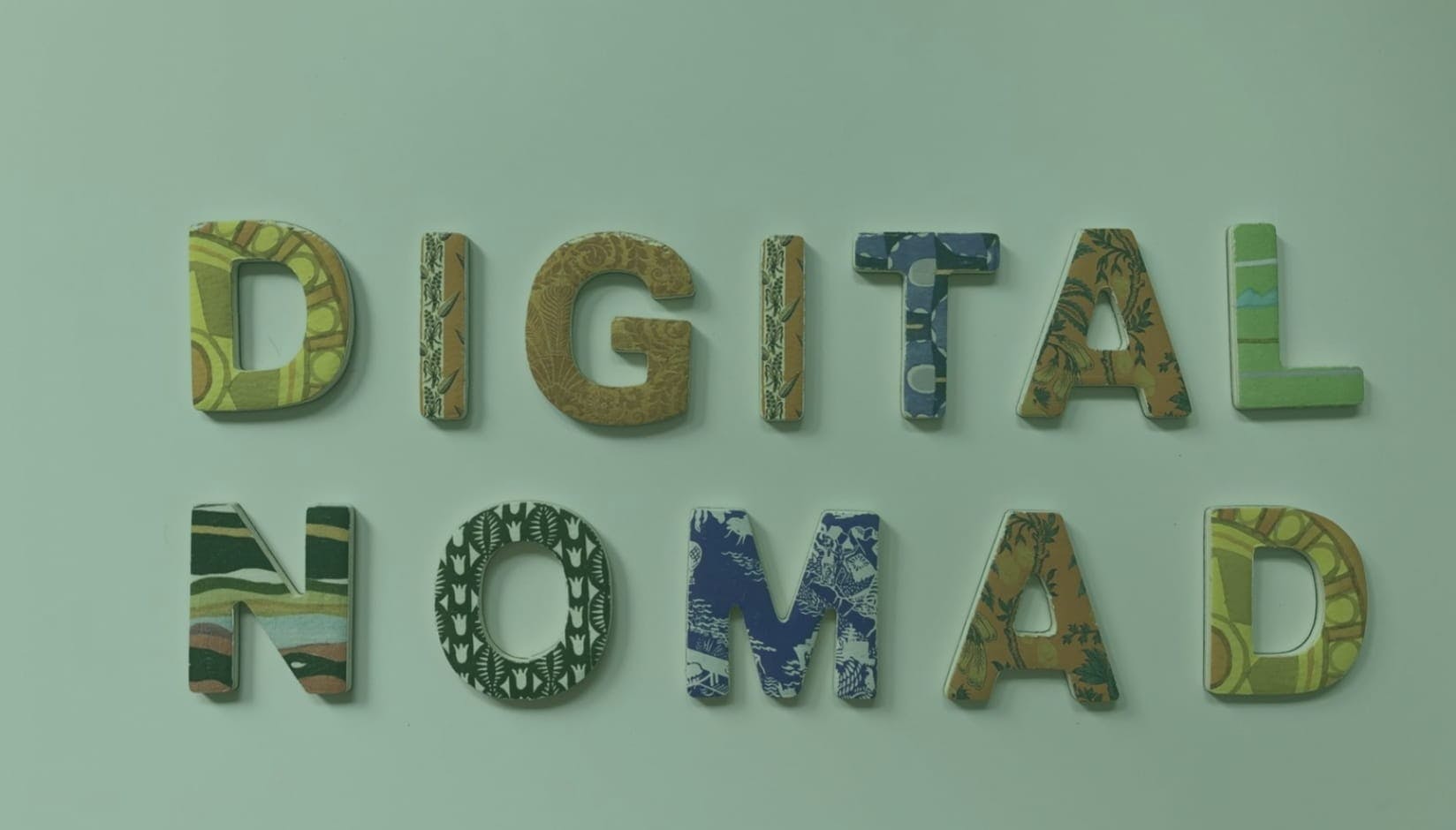 Digital nomad phrase