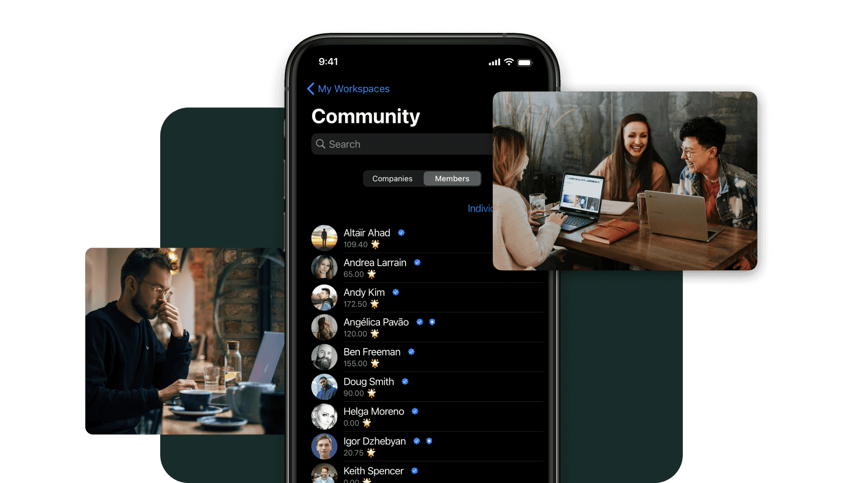 Spacebring coworking space software: Community catalog 