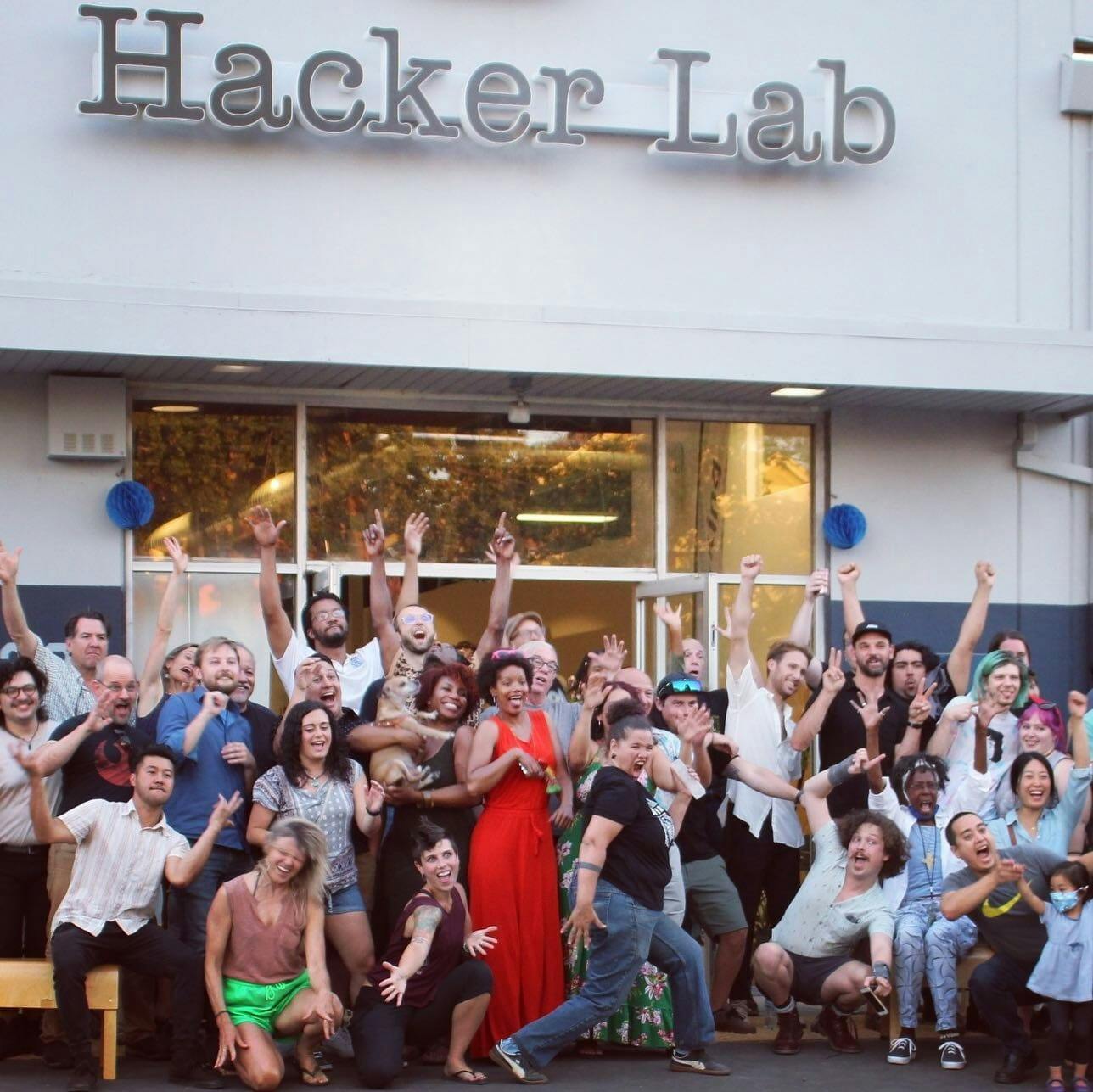 HackerLab coworking space and its members