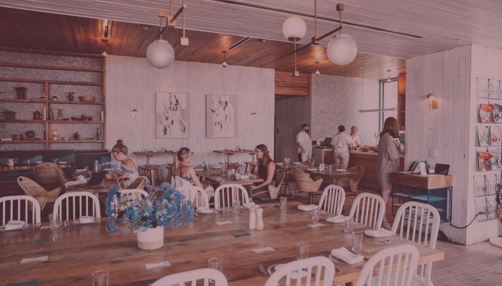 cafeteria at a coworking space