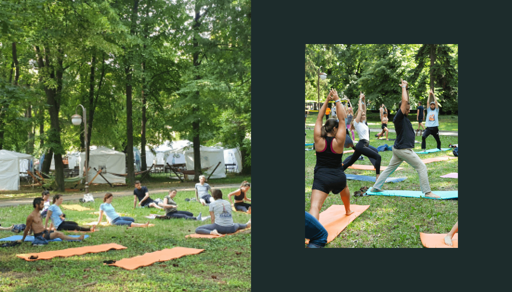 Yoga classes at Bansko Nomad Fest