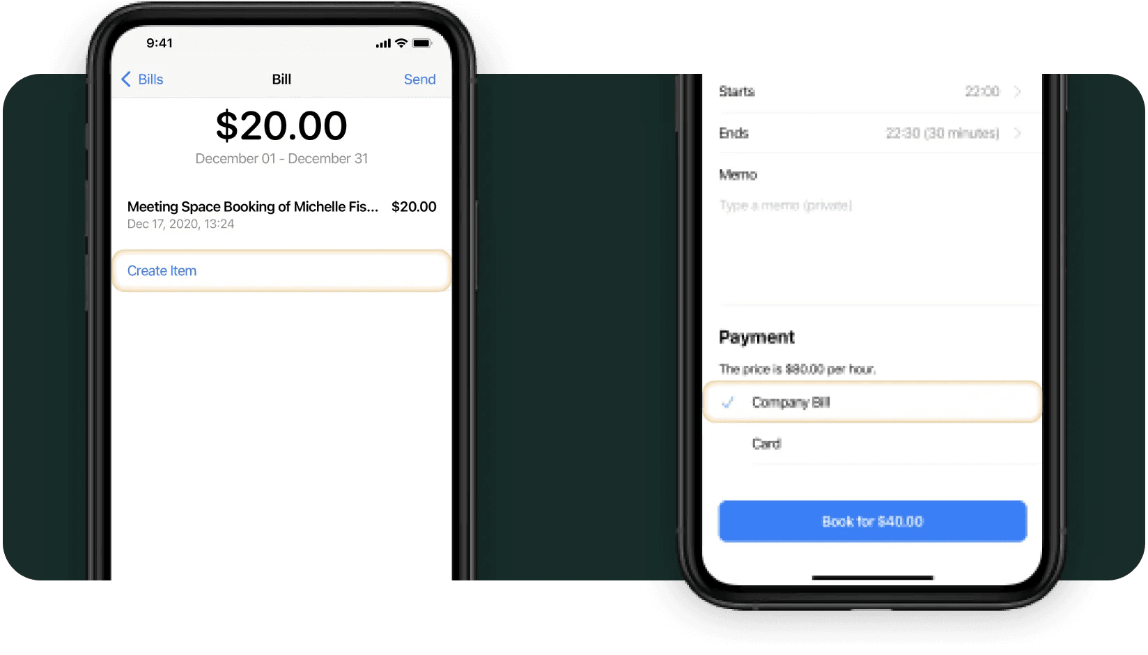 company invoice payment method - andcards billing system for coworking spaces