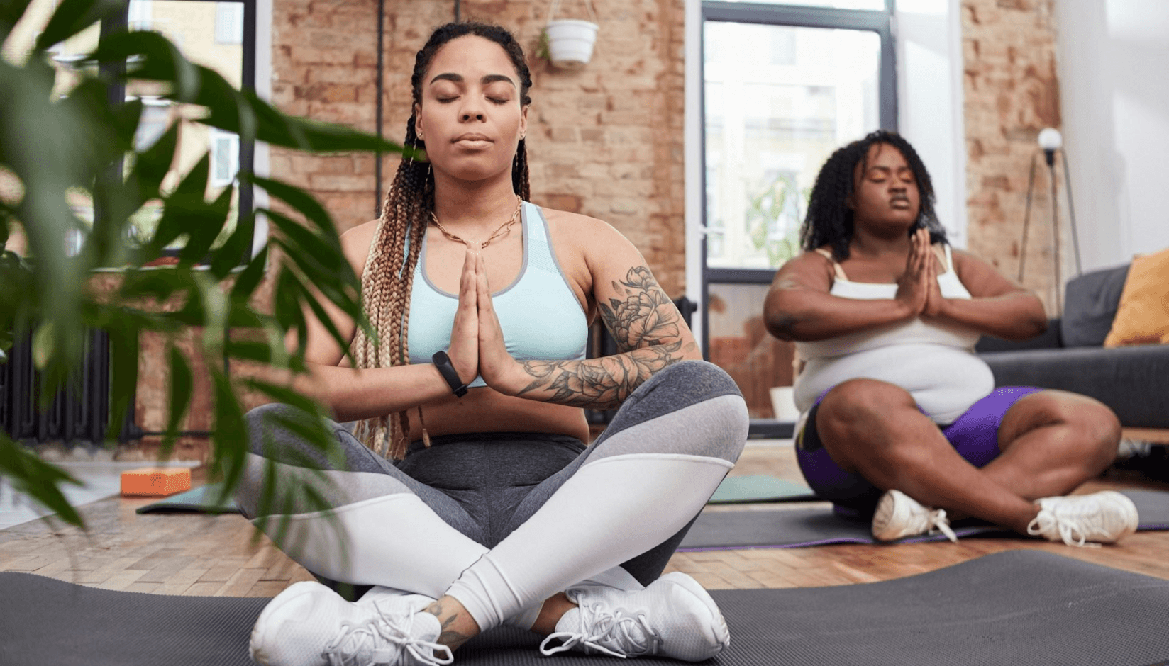 Wellness session at a women-centric coworking space